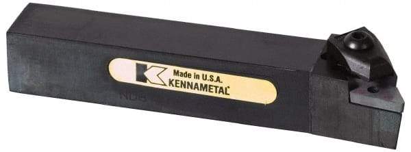 Kennametal - NP.., -5° Lead Angle NKLN External Right Hand Indexable Profiling Toolholder - 3/4" Shank Height x 3/4" Shank Width, 4-1/2" Long, Steel - USA Tool & Supply