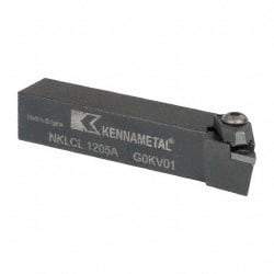 Kennametal - NP.., -5° Lead Angle NKLC External Left Hand Indexable Profiling Toolholder - 3/4" Shank Height x 3/4" Shank Width, 4" Long, Steel - USA Tool & Supply