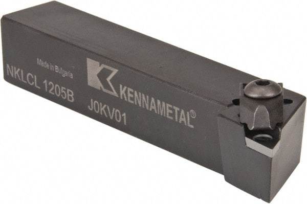 Kennametal - NP.., -5° Lead Angle NKLC External Left Hand Indexable Profiling Toolholder - 3/4" Shank Height x 3/4" Shank Width, 4-1/2" Long, Steel - USA Tool & Supply