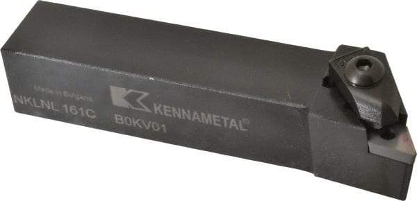 Kennametal - NP.., -5° Lead Angle NKLN External Left Hand Indexable Profiling Toolholder - 1" Shank Height x 1" Shank Width, 5" Long, Steel - USA Tool & Supply