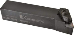 Kennametal - NP.., -5° Lead Angle NKLN External Left Hand Indexable Profiling Toolholder - 1" Shank Height x 1" Shank Width, 5" Long, Steel - USA Tool & Supply
