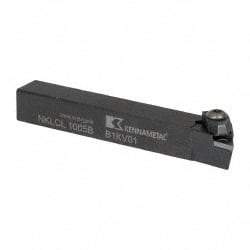 Kennametal - NP.., -5° Lead Angle NKLC External Left Hand Indexable Profiling Toolholder - 5/8" Shank Height x 5/8" Shank Width, 4-1/2" Long, Steel - USA Tool & Supply