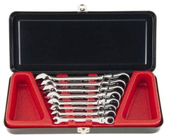 Blackhawk by Proto - 8 Piece, 5/16" to 3/4", Combination Wrench Set - Inch Measurement Standard, Full Polish Finish, Comes in Metal Case - USA Tool & Supply