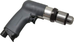 Ingersoll-Rand - 3/8" Reversible Keyed Chuck - Pistol Grip Handle, 2,000 RPM, 17 CFM, 0.4 hp, 90 psi - USA Tool & Supply