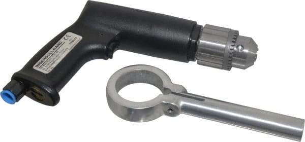 Ingersoll-Rand - 1/2" Keyed Chuck - Pistol Grip Handle, 950 RPM, 19 CFM, 0.5 hp, 90 psi - USA Tool & Supply