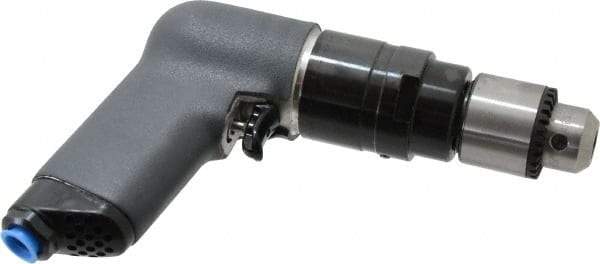 Ingersoll-Rand - 3/8" Keyed Chuck - Pistol Grip Handle, 3,200 RPM, 25 CFM, 0.75 hp, 90 psi - USA Tool & Supply