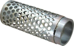 Dixon Valve & Coupling - 2" Hose, Round Hole-Long Body Strainer - Plated Steel - USA Tool & Supply