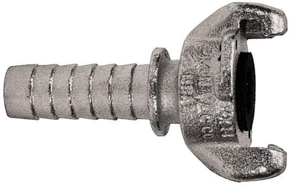 Dixon Valve & Coupling - 1/2", Universal Hose Coupling with Hose Ends - Brass - USA Tool & Supply