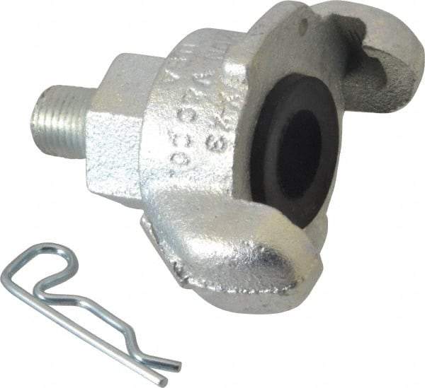 Dixon Valve & Coupling - 1/4" NPT, Universal Hose Coupling with Male NPT Ends - Malleable Iron - USA Tool & Supply