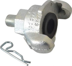 Dixon Valve & Coupling - 1/4" NPT, Universal Hose Coupling with Male NPT Ends - Malleable Iron - USA Tool & Supply