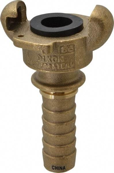 Dixon Valve & Coupling - 3/4", Universal Hose Coupling with Hose Ends - Brass - USA Tool & Supply