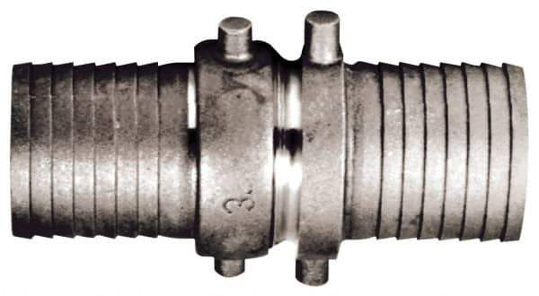 Dixon Valve & Coupling - 2-1/2" Brass Suction Complete Coupling - Short Shank - USA Tool & Supply