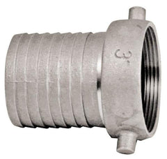 Dixon Valve & Coupling - 2-1/2" Brass Suction Female Coupling - Short Shank - USA Tool & Supply