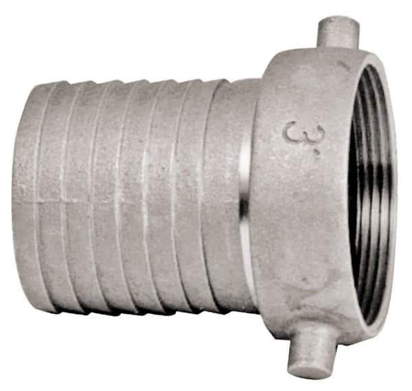 Dixon Valve & Coupling - 2" Brass Suction Female Coupling - Short Shank - USA Tool & Supply