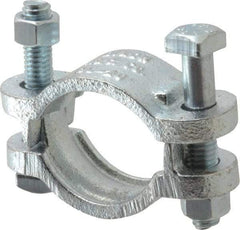 Dixon Valve & Coupling - 1-3/4 to 2-3/64" OD, Double Bolt Iron Clamp - Plated Malleable Iron - USA Tool & Supply