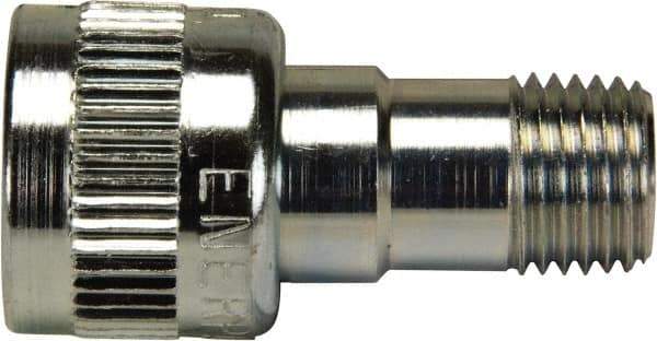 Enerpac - 1/4 NPTF 18-8 Stainless Steel Hydraulic Hose Regular-Flow Female Coupler - 10,000 psi - USA Tool & Supply