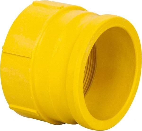 NewAge Industries - 4" Nylon Cam & Groove Suction & Discharge Hose Male Adapter Female NPT Thread - Part A, 4" Thread, 75 Max psi - USA Tool & Supply