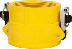 NewAge Industries - 4" Nylon Cam & Groove Suction & Discharge Hose Female Coupler Female NPT Thread - Part D, 4" Thread, 75 Max psi - USA Tool & Supply