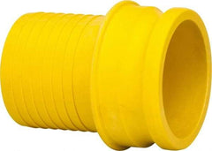 NewAge Industries - 4" Nylon Cam & Groove Suction & Discharge Hose Male Adapter Hose Shank - Part E, 75 Max psi - USA Tool & Supply
