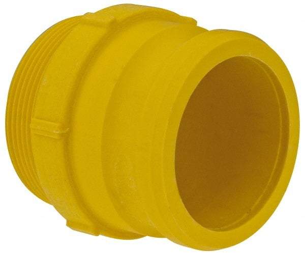 NewAge Industries - 3" Nylon Cam & Groove Suction & Discharge Hose Male Adapter Male NPT Thread - Part F, 3" Thread, 125 Max psi - USA Tool & Supply