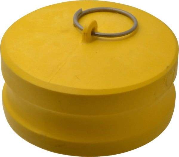 NewAge Industries - 4" Nylon Cam & Groove Suction & Discharge Hose Dust Plug For Use with Couplers - Part DP, 75 Max psi - USA Tool & Supply