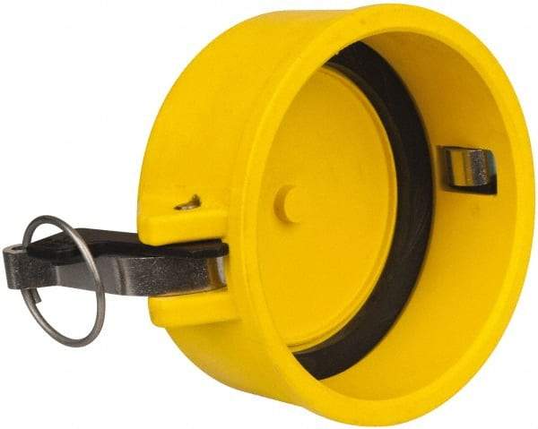 NewAge Industries - 4" Nylon Cam & Groove Suction & Discharge Hose Dust Cap For Use with Adapters - Part DC, 75 Max psi - USA Tool & Supply