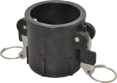 NewAge Industries - 2" Polypropylene Cam & Groove Suction & Discharge Hose Female Coupler Female NPT Thread - Part D, 2" Thread, 100 Max psi - USA Tool & Supply