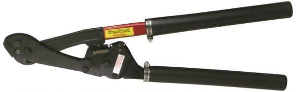 H.K. Porter - 28" OAL, 1/2" Capacity, Guy Strand Cutter - Angled Tip Head, Rubber Handle - USA Tool & Supply