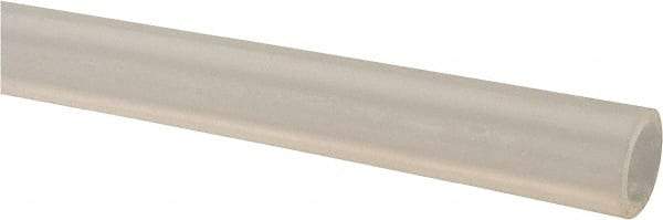 NewAge Industries - 3/16" ID x 1/4" OD, 1/32" Wall Thickness, Cut to Length (100' Standard Length) Silicone Tube - Natural, 5 Max psi, 50 Shore A Hardness - USA Tool & Supply