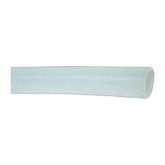 NewAge Industries - 1/2" ID x 5/8" OD, 1/16" Wall Thickness, Cut to Length (100' Standard Length) Silicone Tube - Natural, 5 Max psi, 50 Shore A Hardness - USA Tool & Supply