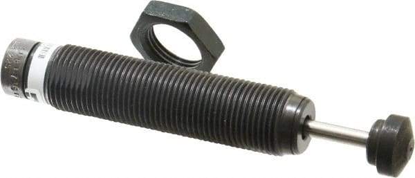 Parker - 3/4-16 Thread, 0.19 Rod Diam, 3/4 Stroke Length, Male Button Shock - 0.66 Shock Outside Diam, 4.67 OAL - USA Tool & Supply