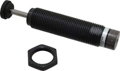Parker - 1-12 Thread, 1/4 Rod Diam, 1 Stroke Length, Male Button Shock - 0.88 Shock Outside Diam, 5.62 OAL - USA Tool & Supply