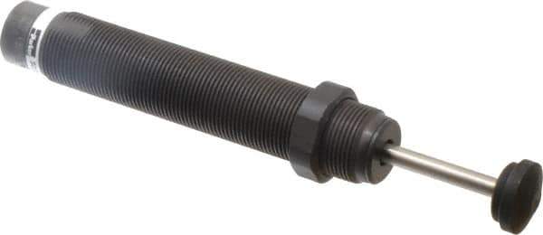 Parker - M25X1.5 Thread, 1/4 Rod Diam, 1.58 Stroke Length, Male Button Shock - 0.88 Shock Outside Diam, 7.44 OAL - USA Tool & Supply