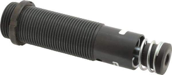 Parker - 1-1/4-12 Thread, 3/8 Rod Diam, 0.91 Stroke Length, Male Button Shock - 1-1/4 Shock Outside Diam, 5.44 OAL - USA Tool & Supply
