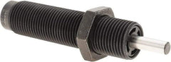 Parker - 3/4-16 Thread, 1/4 Rod Diam, 1/2 Stroke Length, Male Button Shock - 0.66 Shock Outside Diam, 3.81 OAL - USA Tool & Supply