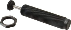 Parker - 1-12 Thread, 1/4 Rod Diam, 0.91 Stroke Length, Male Button Shock - 0.87 Shock Outside Diam, 5.62 OAL - USA Tool & Supply