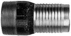 Campbell Fittings - 8" Pipe ID, Threaded Combination Nipple for Hoses - Steel - USA Tool & Supply