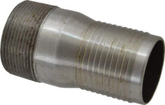 Campbell Fittings - 2-1/2" Pipe ID, Threaded Combination Nipple for Hoses - Steel - USA Tool & Supply