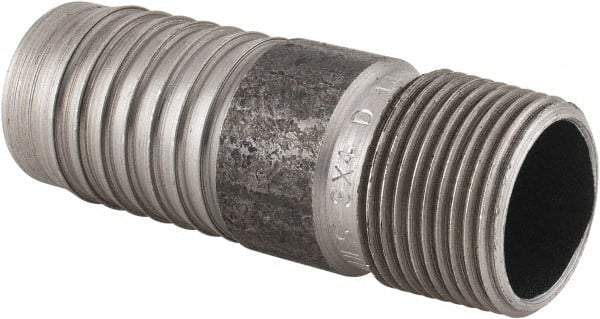 Campbell Fittings - 1" Pipe ID, Expander Combination Nipple for Hoses - 3/4 Male NPT, Steel - USA Tool & Supply