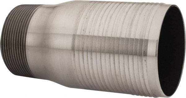 Campbell Fittings - 4" Pipe ID, Expander Combination Nipple for Hoses - 3 Male NPT, Steel - USA Tool & Supply