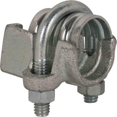 Campbell Fittings - 1/2" Hose, Single U-Bolt - Plated Steel - USA Tool & Supply