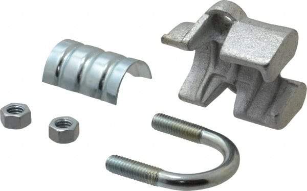 Campbell Fittings - 3/4" Hose, Single U-Bolt - Plated Steel - USA Tool & Supply