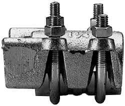 Campbell Fittings - 1-1/2" Hose, Interlocking U-Bolt Clamp - Plated Steel - USA Tool & Supply