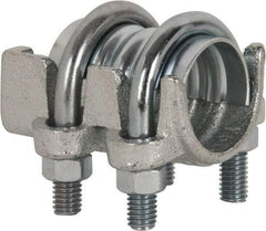 Campbell Fittings - 1" Hose, Interlocking U-Bolt Clamp - Plated Steel - USA Tool & Supply