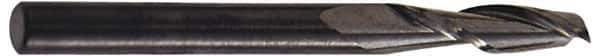 Hertel - 3/4", 3" LOC, 3/4" Shank Diam, 6" OAL, 2 Flute, Solid Carbide Square End Mill - Single End, Uncoated, Spiral Flute, 30° Helix, Centercutting, Right Hand Cut - USA Tool & Supply