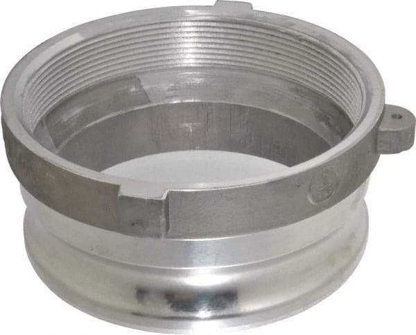EVER-TITE Coupling Products - 6" Aluminum Cam & Groove Suction & Discharge Hose Male Adapter Female NPT Thread - Part A, 6" Thread, 75 Max psi - USA Tool & Supply