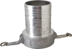 EVER-TITE Coupling Products - 6" Aluminum Cam & Groove Suction & Discharge Hose Female Coupler Hose Shank - Part C, 75 Max psi - USA Tool & Supply