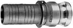 EVER-TITE Coupling Products - 1-1/4" Stainless Steel Cam & Groove Suction & Discharge Hose Male Adapter Hose Shank - Part E, 250 Max psi - USA Tool & Supply
