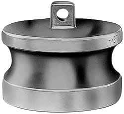 EVER-TITE Coupling Products - 6" Stainless Steel Cam & Groove Suction & Discharge Hose Dust Plug For Use with Couplers - Part DP, 75 Max psi - USA Tool & Supply