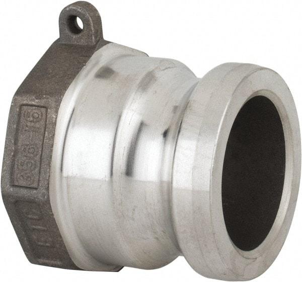 EVER-TITE Coupling Products - 2" Aluminum Cam & Groove Suction & Discharge Hose Male Adapter Female NPT Thread - Part A, 1-1/2" Thread, 250 Max psi - USA Tool & Supply